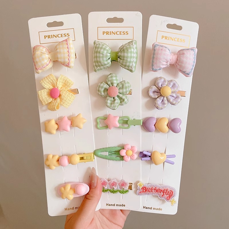 Clip de pelo de peluche clip lateral clip lateral clip para niños clip de cabello clip de frangeo 2025 nuevo bebé adorable adornamiento para el cabello