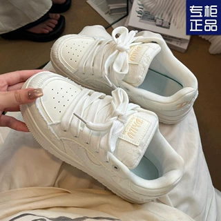 2025年新款春秋爆款超火厚底增高小白鞋女松糕女鞋子休闲运动板鞋