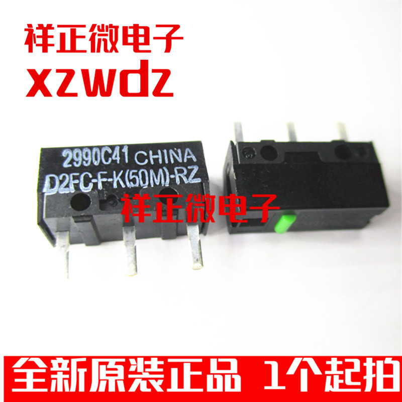 OMron Genuine Green Dot D2FC-f-K (50M)-RZ Razer Purgatory Viper Mouse Micro Switch