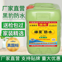 雄发黑豹正黑豹皇防水胶涂料材料永久漏水防水正品家用厕所卫生间