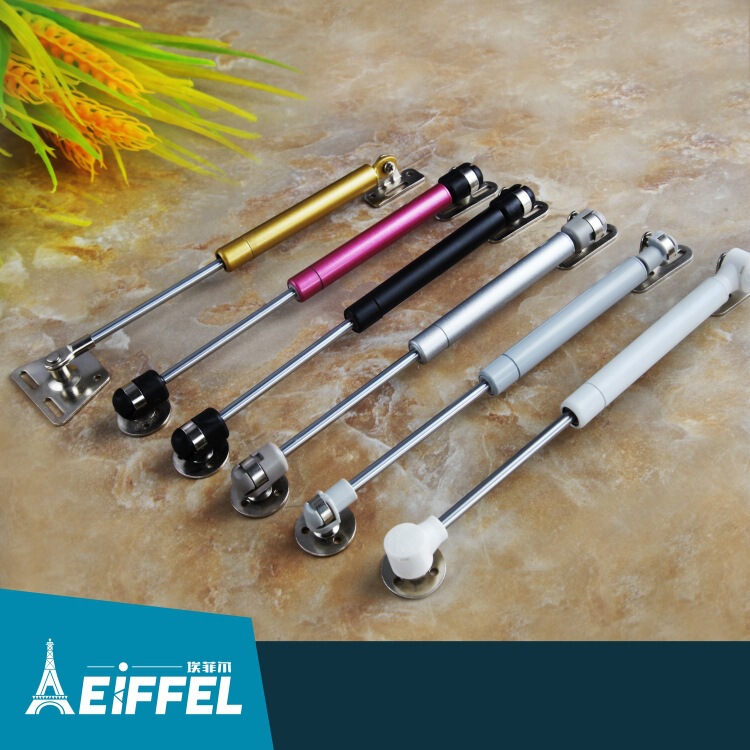 Cabinet Door, Wardrobe Door, Cabinet Gas Strut Rod, Round Iron Plate Head Support Rod, No-Drill Handle, Hydraulic Support Rod