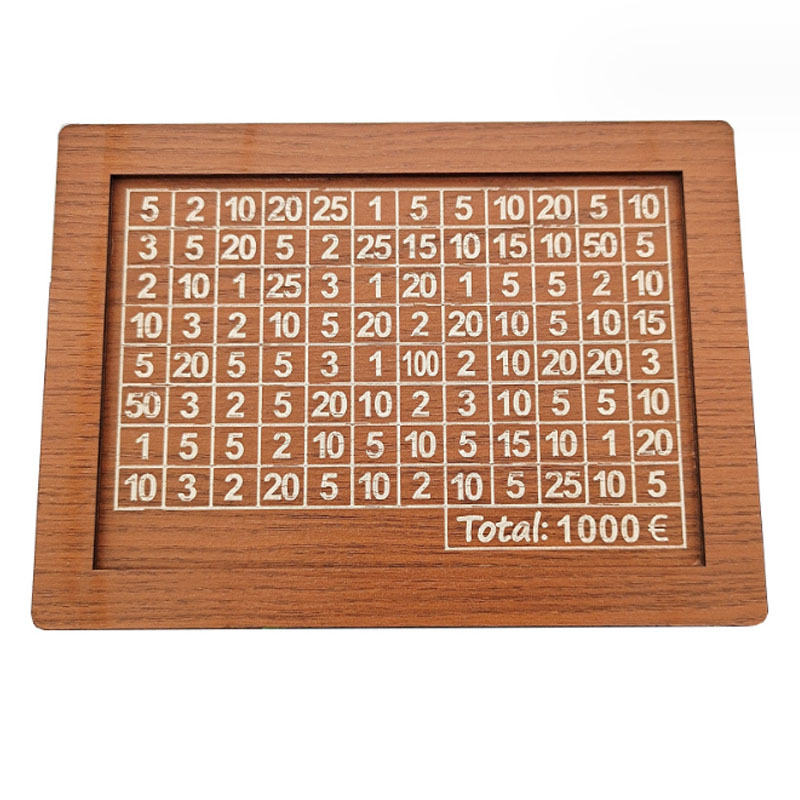 Caja de dinero transfronteriza con contador de la calidad de la casa Contador objetivo alcancía niños caja de regalo artesanías