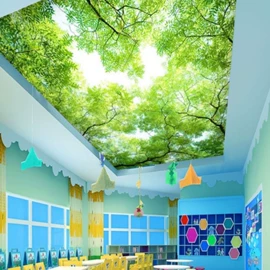 墙纸、壁纸;墙布;壁画