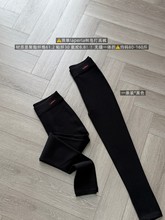 跨境外贸出口 laa原单秋冬打底裤女士打底裤纯黑色加绒保暖显瘦收