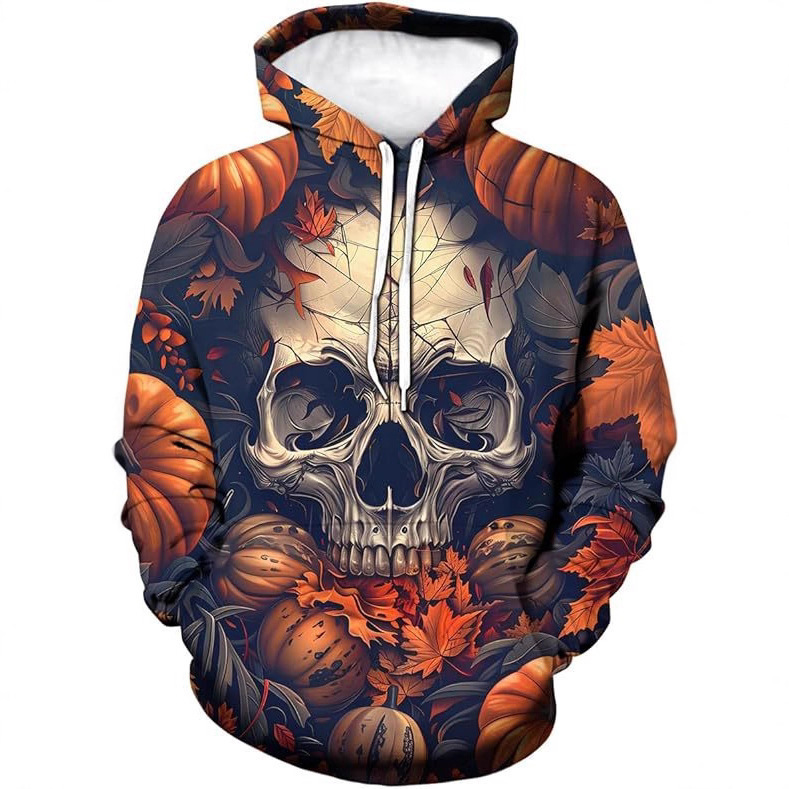 2026 Men's Psychedelic Skull Floral Hoodie Skull Kingdom Hoodie Sweatshirt Pocket Pullover Sweatshirt 2026 Men's Psychedelic Skull Floral Hoodie Skull Kingdom Hoodie Sweatshirt Pocket Pullover Sweatshirt