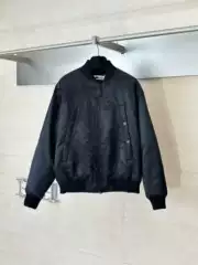 25FW Correct Edition 1996 Night Capsule Series Metal Zipper Logo Cotton Bomber Jacket