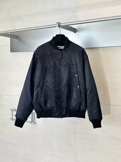 25FW Correct Edition 1996 Night Capsule Series Metal Zipper Logo Cotton Bomber Jacket