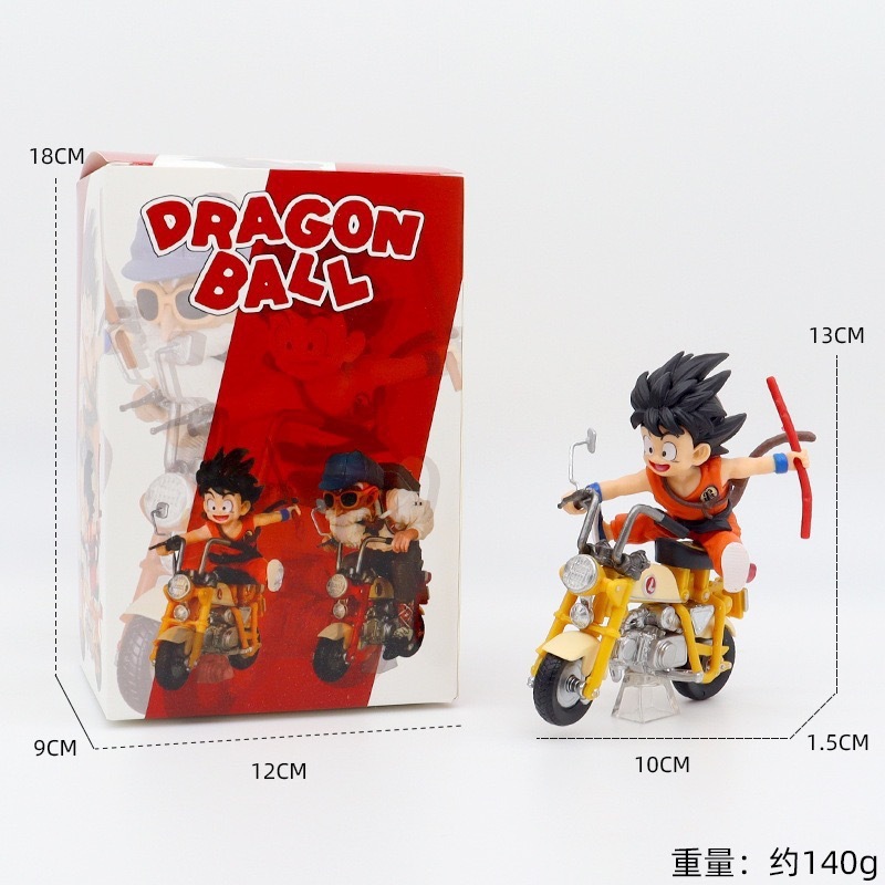 搞笑骑车悟空龟仙人手办潮玩公仔盲盒玩偶桌面车载摆件批发|undefined