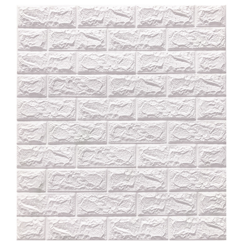 3D estereoscópico ladrillo pared pegatinas autoadhesivas sin pegamento espuma de poliestireno a prueba de agua a prueba de humedad pared de fondo pegatinas de pared a prueba de agua a prueba de humedad