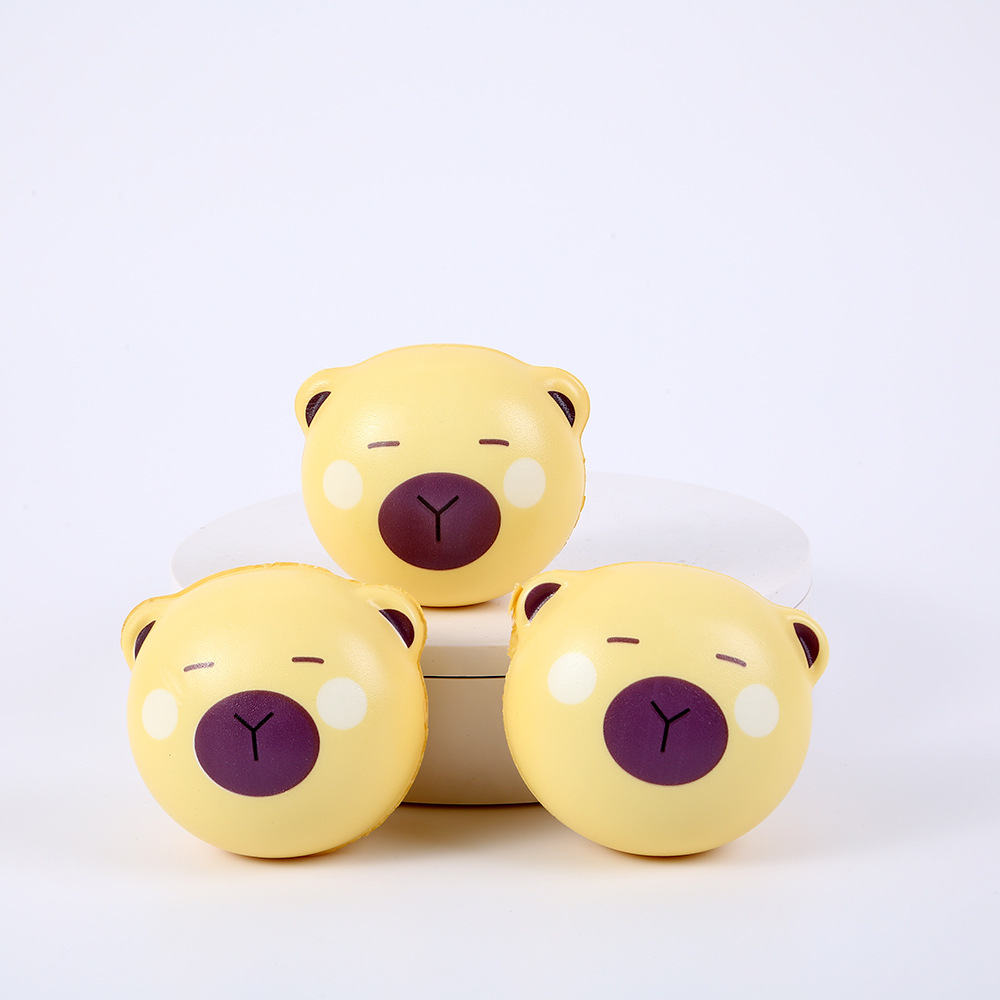 Nueva pU de rebote lento lindo huevo de descompresión pellizcando música juguete de ventilación muñeca de regalo de alto rebote para niños image 16