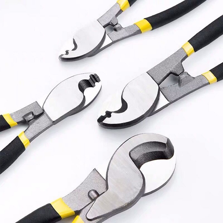 Cortador de cable tijeras de alambre eléctrico de lectura alicates electricista tangente alicates de corte manual 6 8 10 pulgadas alicates trenzados