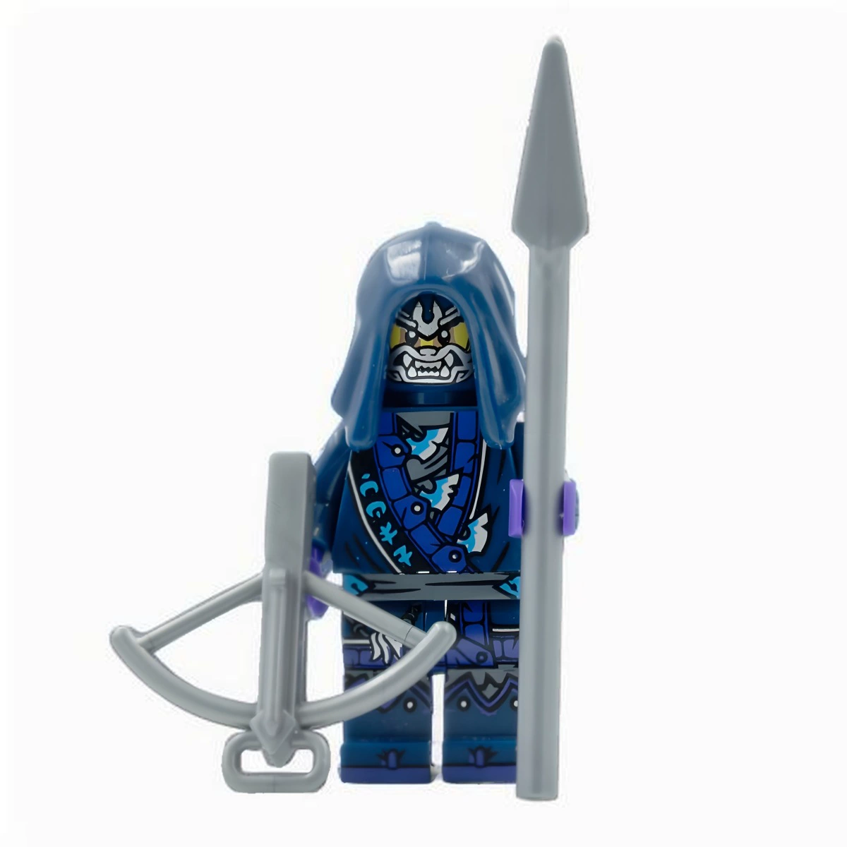 Собранная минифигурка ниндзя, совместимая с Lego, различные оружия, 8×4×3 см