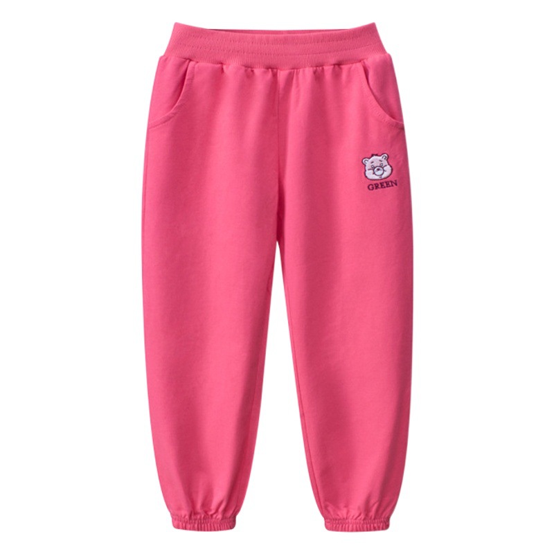 Pantalones Deportivos Casuales para Niños, Otoño 2024, Pantalones de Oso Elegantes para Niñas Pequeñas, Venta al por Mayor
