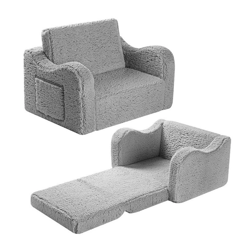 Трансграничный детский складной диван детский сад детский матрас 2-в-1 высокой плотности губка мальчик ленивый диван