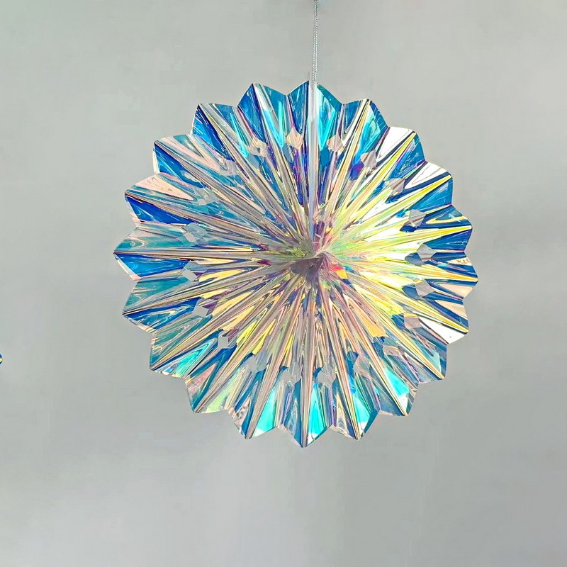 J-F0120 (8 "Ventilador plegable de película de neón)