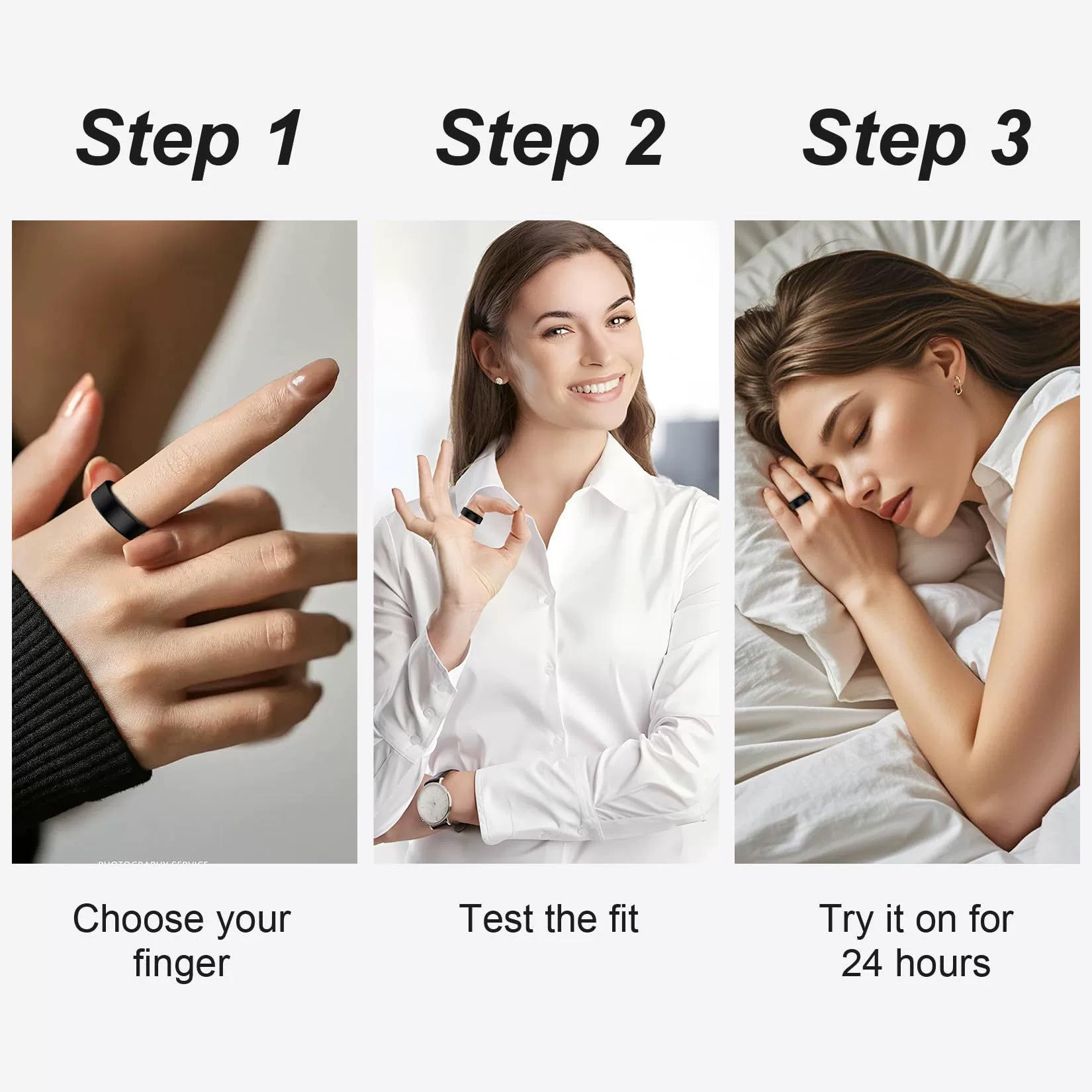Smart ring, size 1