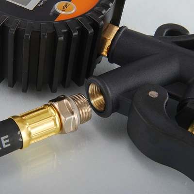 Large screen digital display tire pressure gauge tire pressure gauge inflation gun air meter deflation pressure measurement inflatable integrated factory direct sales