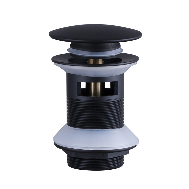 Multicolor estilo europeo con agujero de desbordamiento de agua lavabo de cobre fino cubierta grande presión tipo rebote drenaje de drenaje de agua