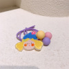 Children's cartoon cute ponytail, hair rope, Korean style, flowered