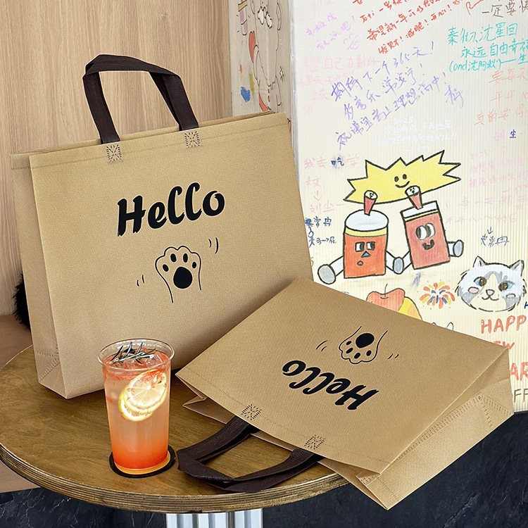 Bolsas de compras no tejidas, bolsas ecológicas de alta calidad, bolsas de mano simples, bolsas de embalaje, bolsas de regalo de gran capacidad.