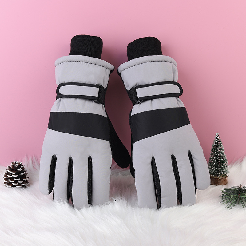 Personalizado logotipo de texto publicitario para enviar regalos corporativos de invierno para hombres y mujeres guantes calientes impresión personalizada invierno