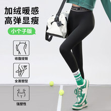 鲨鱼裤女款外穿秋冬高腰提臀运动健身瑜伽裤打底芭比裤秋冬季磨毛