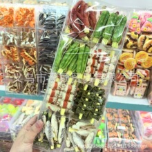 趣味鸡爪豆角金针菇海带鲈鱼烤串食玩儿童发夹搞怪小女生发卡