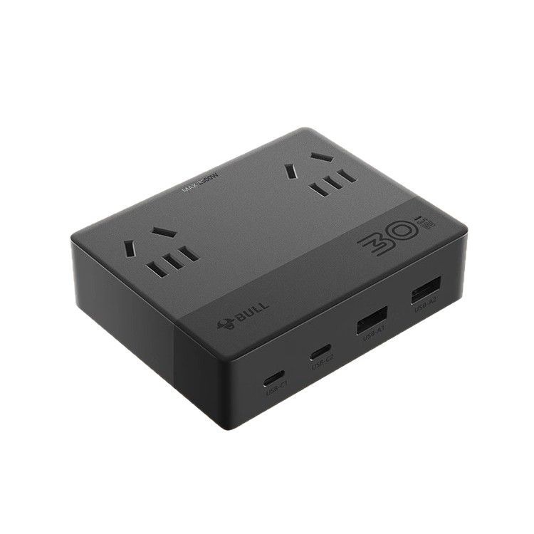 Bull 急速充電フラットソケット窒化ガリウム USB 多機能ソケットデスクトップオフィス配線ボード電源タップ|undefined