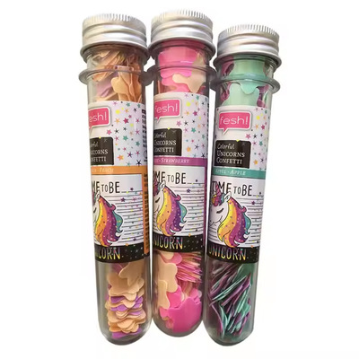 7g*15pcs красочное единорог мыло Confetti Разнообразная бумага детская мыльная бумага набор ванны OEM Foreign Trade Factory