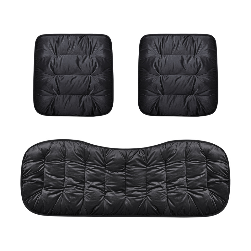 원피스 카시트 쿠션 겨울 울 쿠션 3 피스 오피스 시트 쿠션 뒷좌석 쿠션은 머리카락을 흘리지 않습니다.