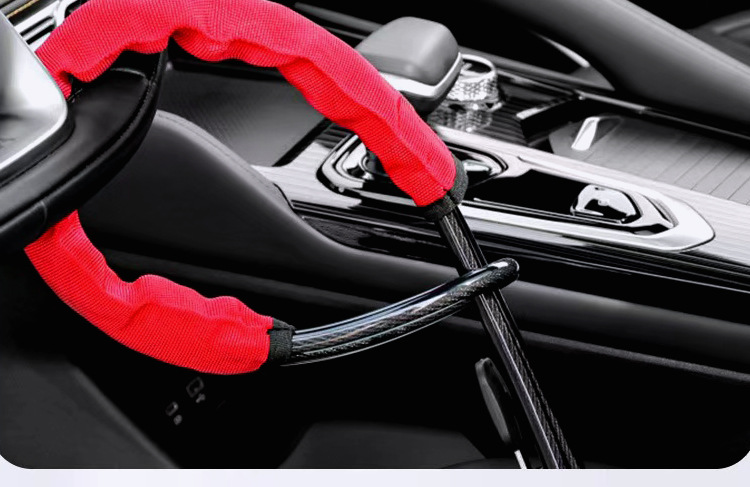 Car steering wheel lock, anti-theft car lock, self-defense handlebar lock, safety brake, front throttle, clutch