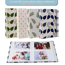 喆宇 大6寸200张布面插袋相册4R6寸过塑 photo album跨境热销代发