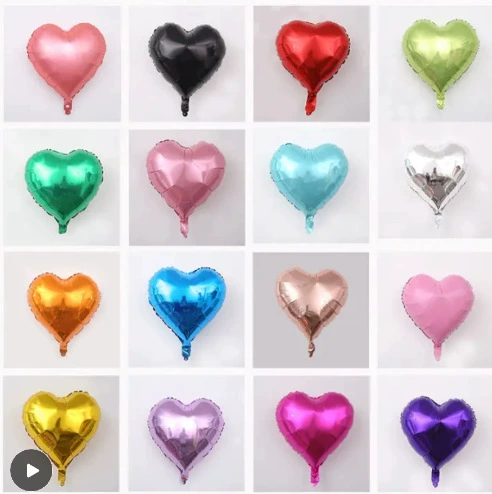18 дюймов в форме сердца пятиконечная звезда воздушный шар любовь Алюминиевая Пленка воздушный шар Свадебная лента украшение день рождения свадебное украшение