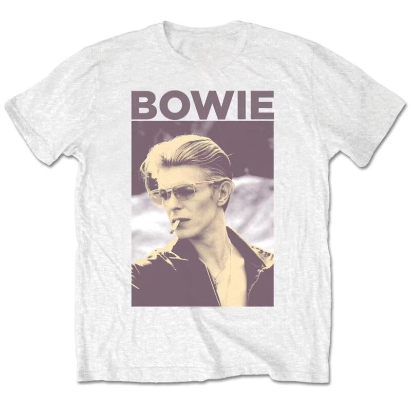 David Bowie Classic Rock Cool Portrait Theme Soft Cotton T-Shirt Breathable Cotton Casual Streetwear Top David Bowie Classic Rock Cool Portrait Theme Soft Cotton T-Shirt Breathable Cotton Casual Streetwear Top