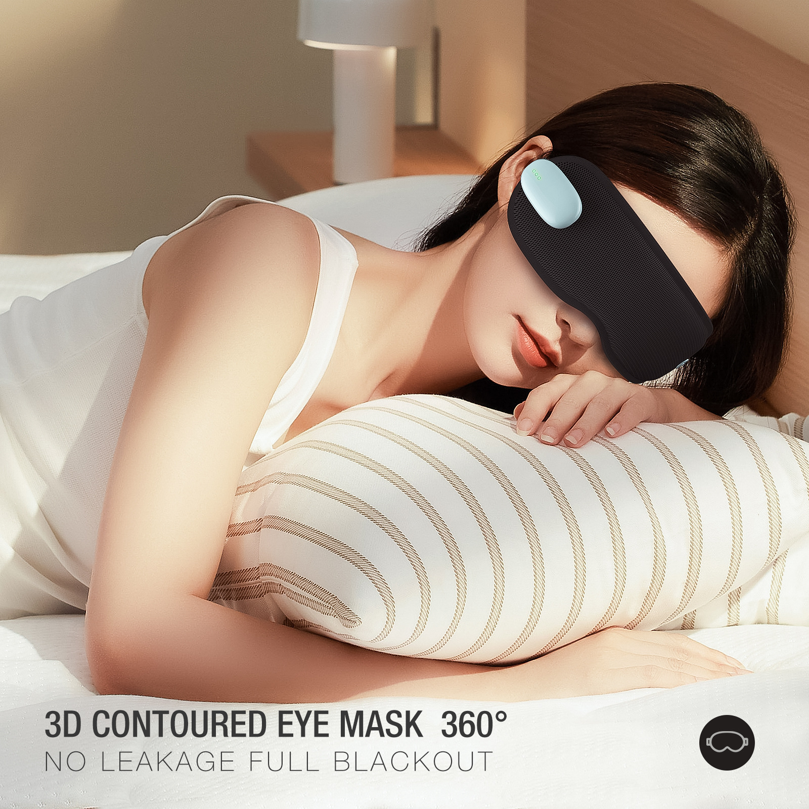 Universal massager, compress, sleep mask for men and women, eyes protection 3