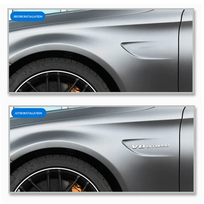 side label TURBO4MATIC – Car logo