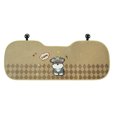 Seat cushion, seat cover Seat Cover Creative Car Interior - plush-rhombus-schnauzer-seat-cushion-rear