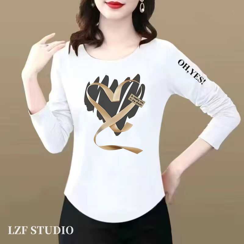 清仓捡漏外贸妈妈装中老年打底衫短款长袖t恤宽松小个子内搭上衣