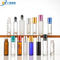 现货香水滚珠瓶模制玻璃化妆品包材分装瓶便捷涂抹走珠精油瓶批发