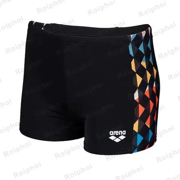 Cross-Border Men's Training Sports Surfing Shorts Swimming Competition Swimwear Swimming Trunks Foreign Trade Special Supply for Professional Competition
