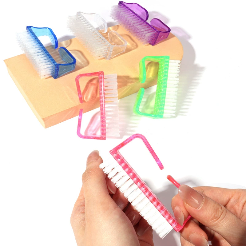 Пластиковая полупрозрачная большая роговая кисть, инструменты для маникюра, принадлежности, щетка для чистки, кисть для маникюра, пыль, кисть для ногтей, производитель