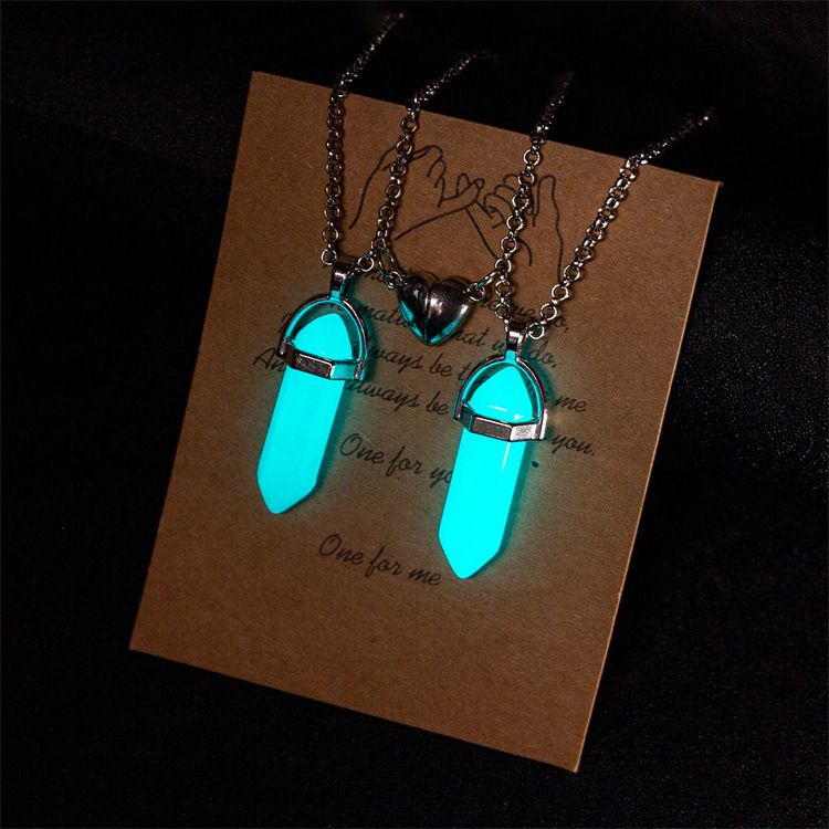 Pendant Necklace Classification Streetwear Hexagon Natural Stone Wholesale Pendant Necklace