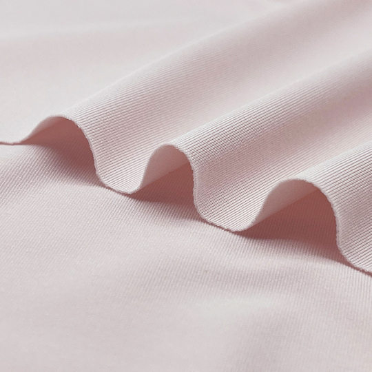 RPET recycled environment-friendly polyester stretch milk silk fabric GRS recycled polyester ammonia jersey knitted T-shirt sports fabric