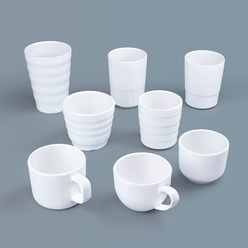 melamine white cup hotel restaurant hot pot tea cup plastic cup porcelain hotel buffet beverage cup commercial melamine white cup hotel restaurant hot pot tea cup plastic cup porcelain hotel buffet beverage cup commercial