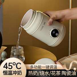 电烧水杯便携式旅行出差电煮杯办公室养生杯烧水壶智能保温电热杯