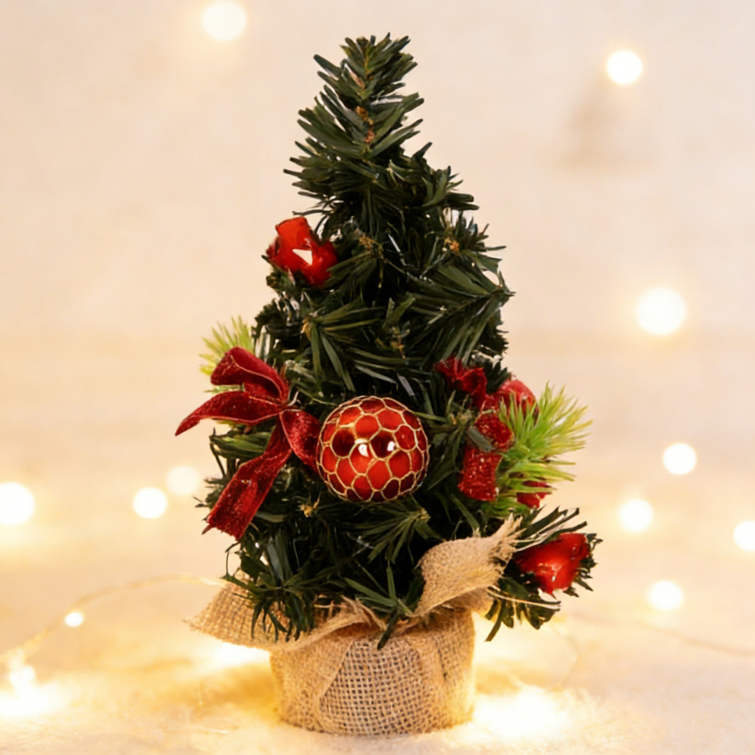 Árbol de joyería 20cm mini árbol decorativo de Navidad FESTIVAL DE Navidad centro comercial actividad decoraciones escritorio pequeño árbol