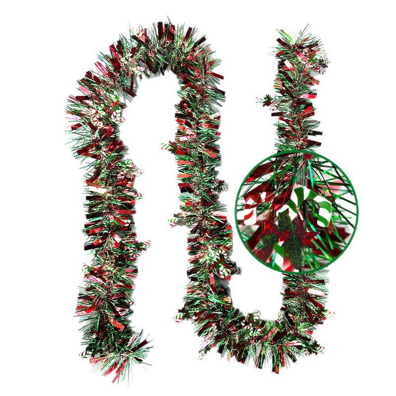 クリスマスツリー装飾カラーバー用品クリスマス雰囲気シーン配置クリスマス雪だるま毛条クリスマス杖カラーバー|undefined