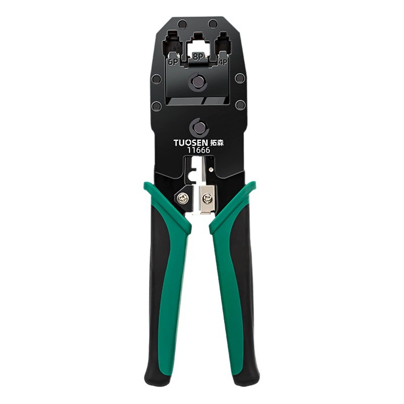 Аппаратные инструменты Tuosen Плоскогубцы для сетевой проводки «Три в одном» ручные Клещи для обжима сетевых проводов