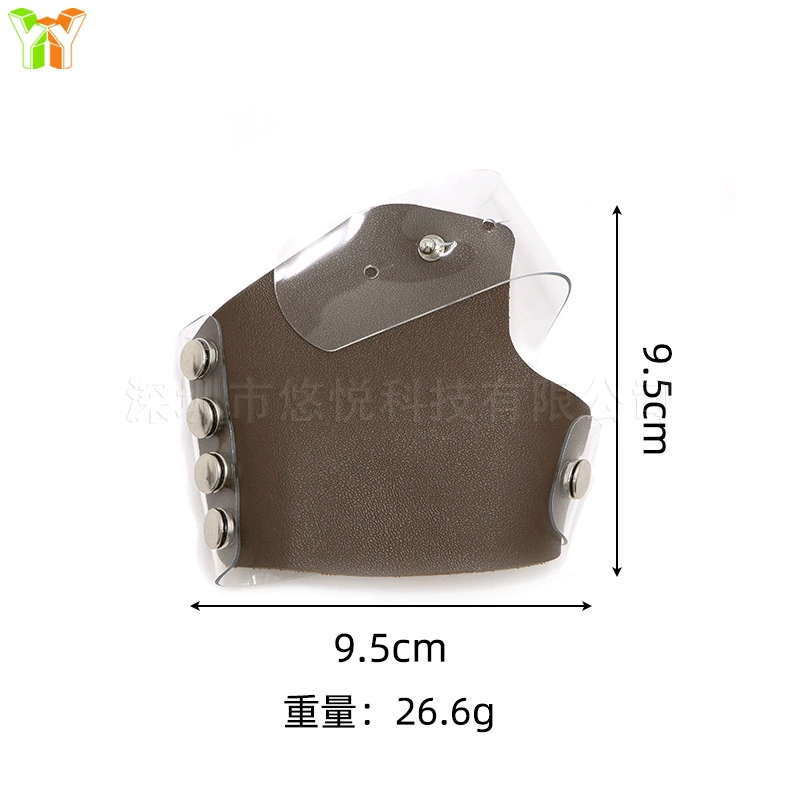 Palette, transparent gloves PVC