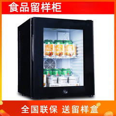 食品留样柜幼儿园学校餐厅留样小冰箱茶叶饮料小型冷藏展示柜带锁